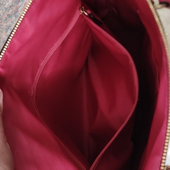 Beautiful NWOT Coach Hot Pink Saffiano Leather Shoulder Tote Bag 🩷🎁💖 - Picture 12 of 15